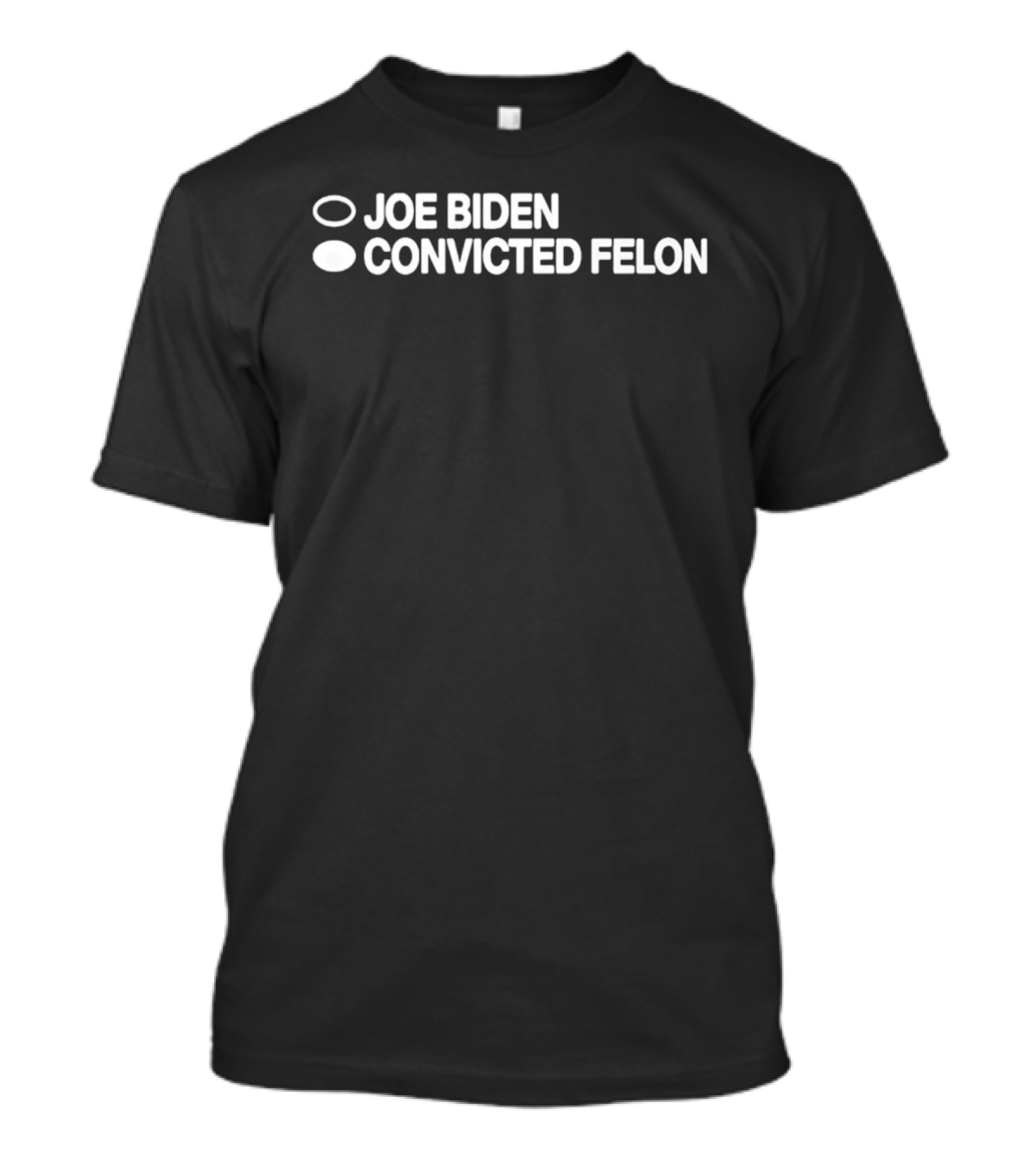 Joe Biden Convicted Felon Political T-Shirt