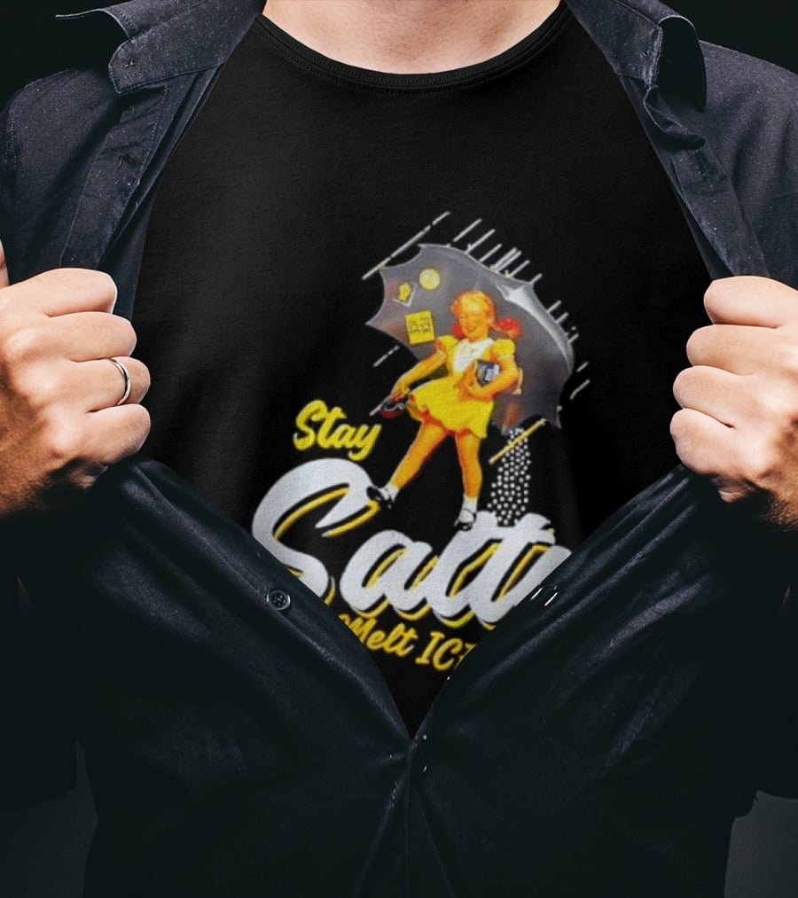 Stay Salty Melt Ice Umbrella Girl T-Shirt