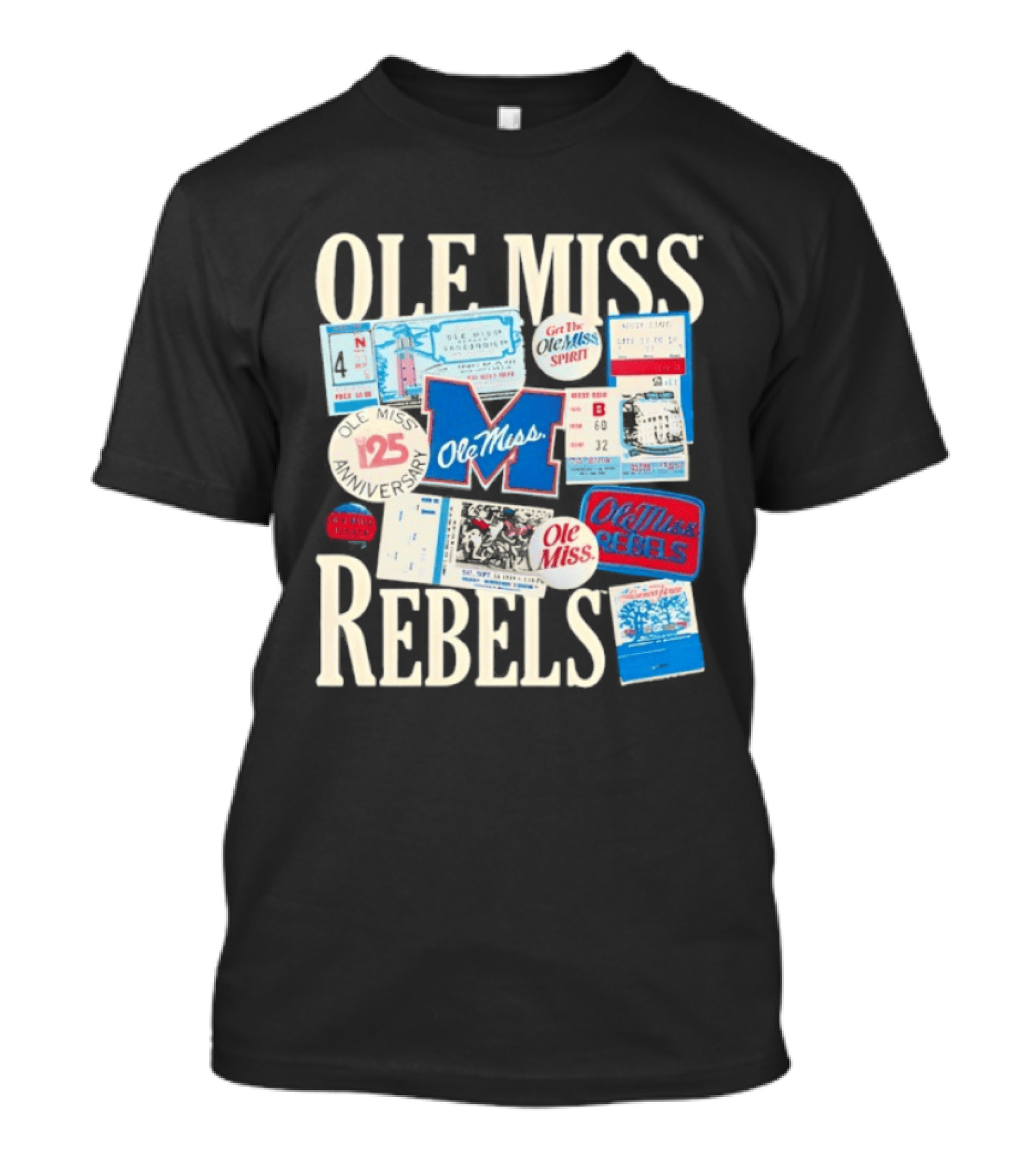 Ole Miss Rebels Spirit Memorabilia Collection T-Shirt
