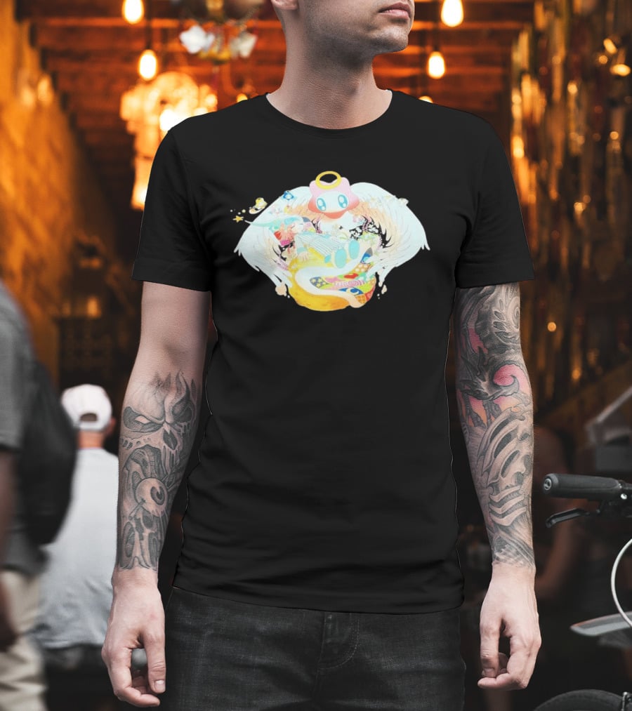 Rinihimme Guardian Angel Peaceful Cloud Dreams Fantasy T-Shirt