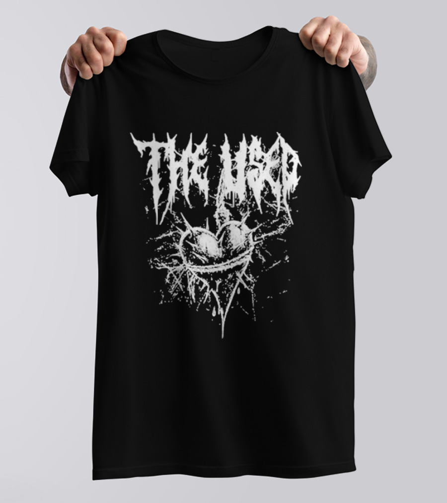 The Head Spiked Heart Emo Band Goth Aesthetic T-Shirt