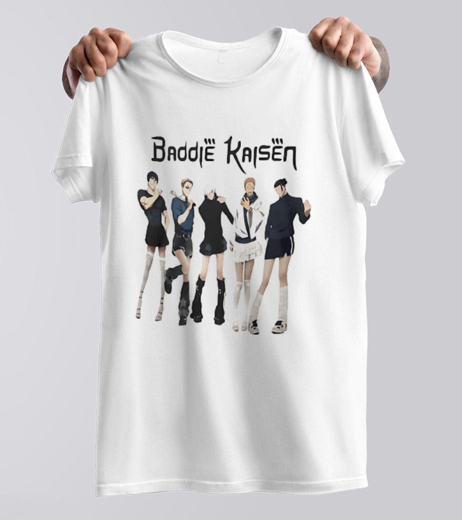 Baddie Kaisen Jujutsu Kaisen Meme Characters Cosplay Fashion T-Shirt