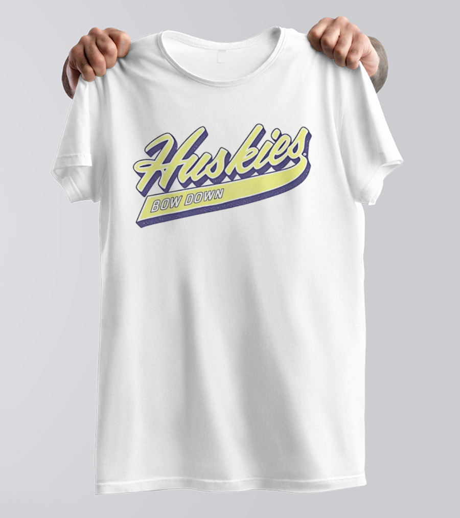 Charlie Weis Jr Huskies Bow Down T-Shirt