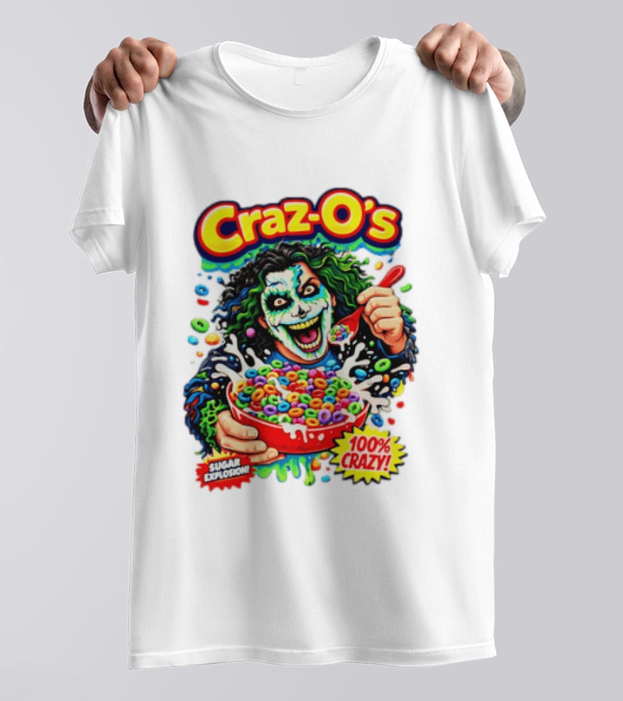 Craz O's Sugar Explosion 100% Crazy Cereal Crazo Charms T-Shirt