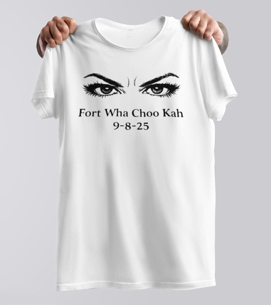 Fort Wha Choo Kah 9 8 25 Mysterious Stare Eyebrow Expression T-Shirt