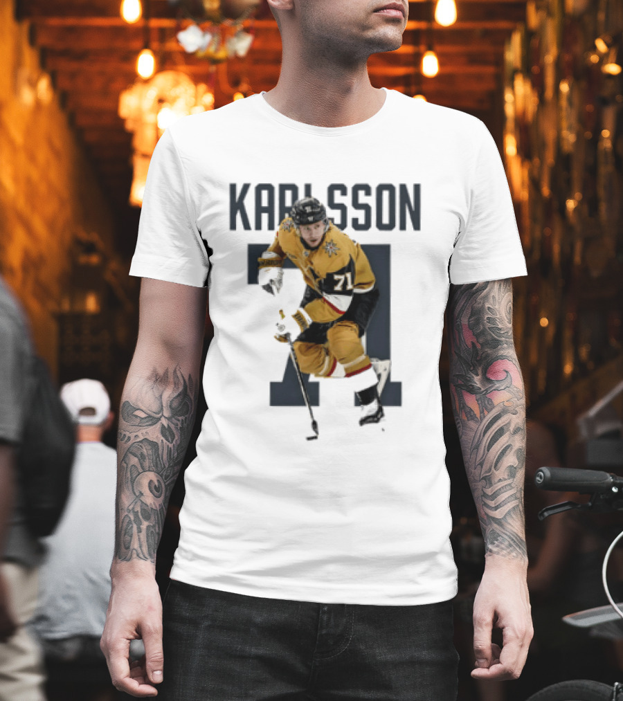 William Karlsson 71 Vegas Golden Knights Player Team Name T-Shirt