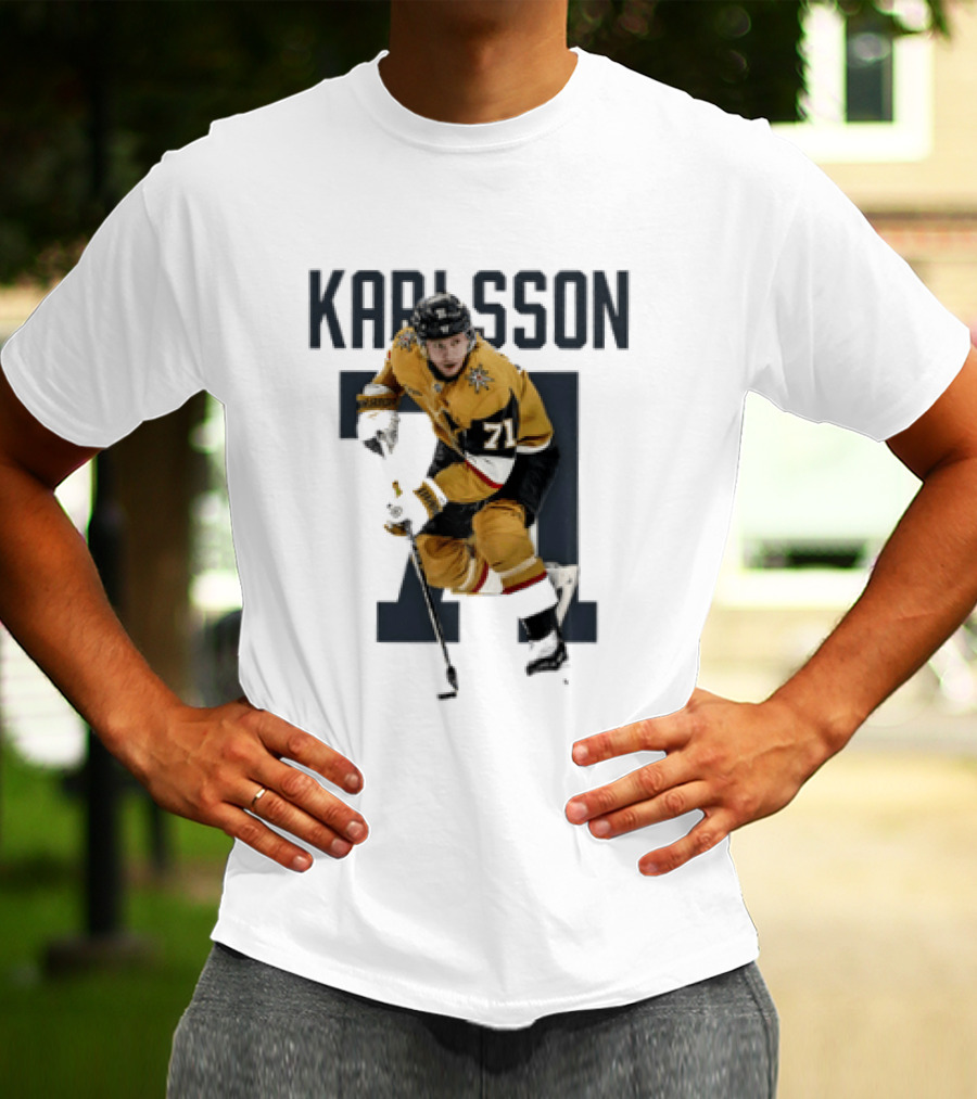 William Karlsson 71 Vegas Golden Knights Player Team Name T-Shirt