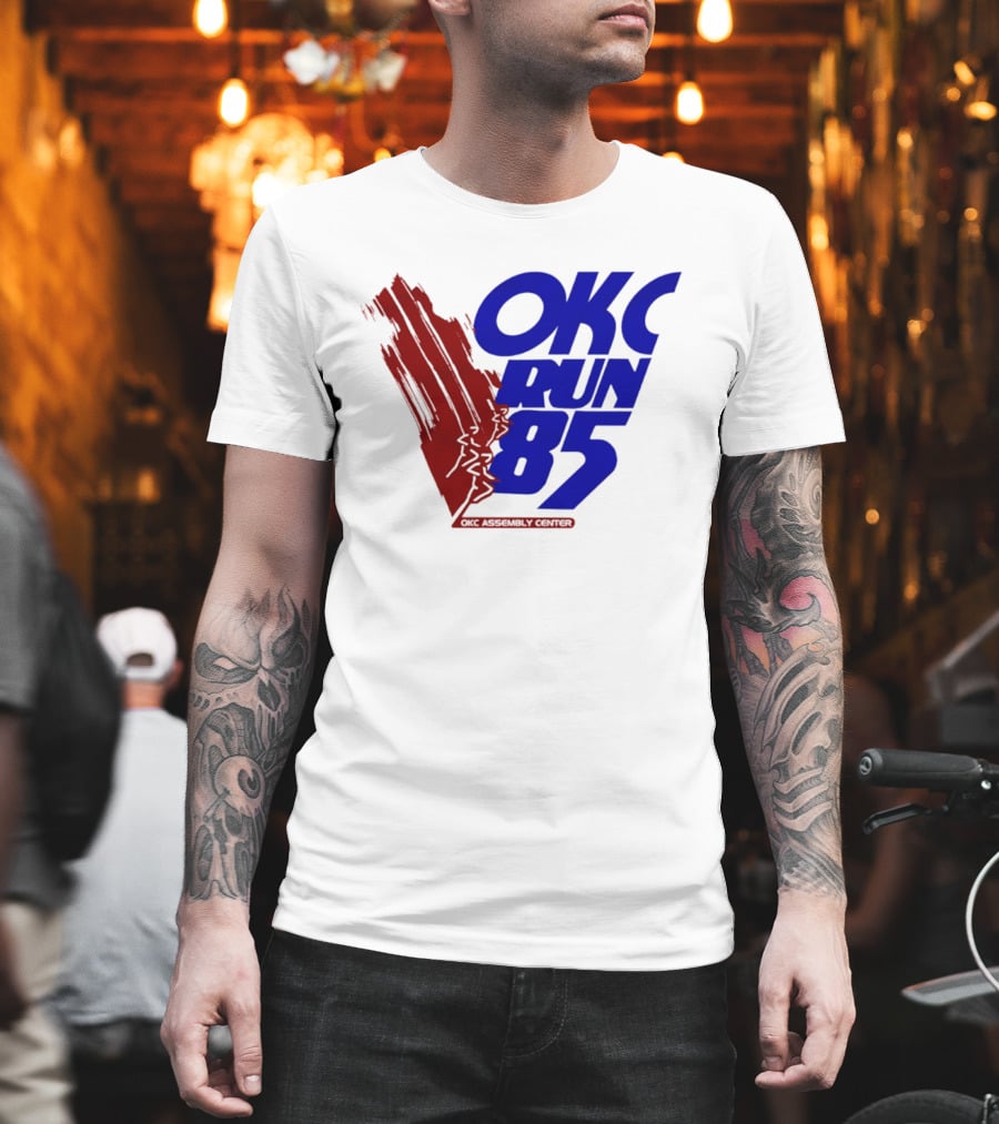OKC Run 85 OKC Assembly Center Racing Event T-Shirt