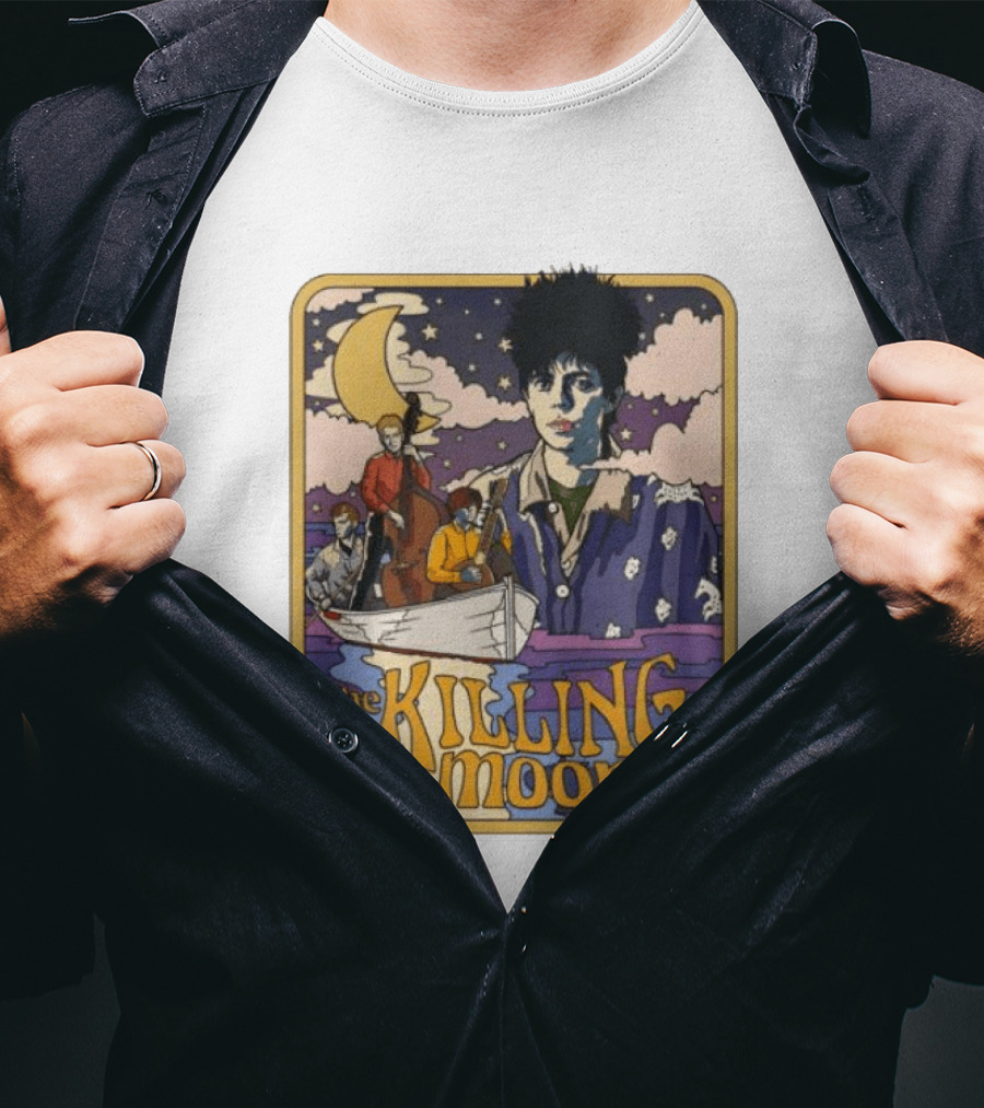 The Killing Moon 42nd Anniversary Retro Band Art Lunar T-Shirt