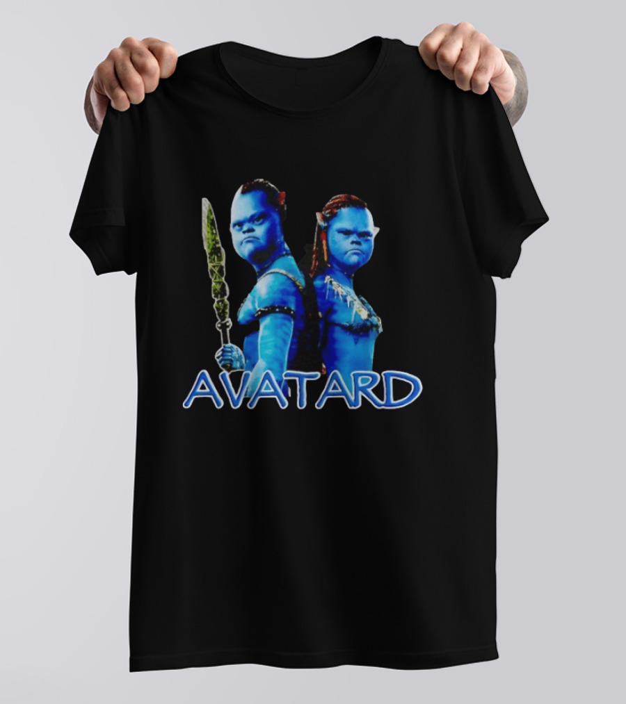 Avatard Meme Blue Characters With Spear T-Shirt