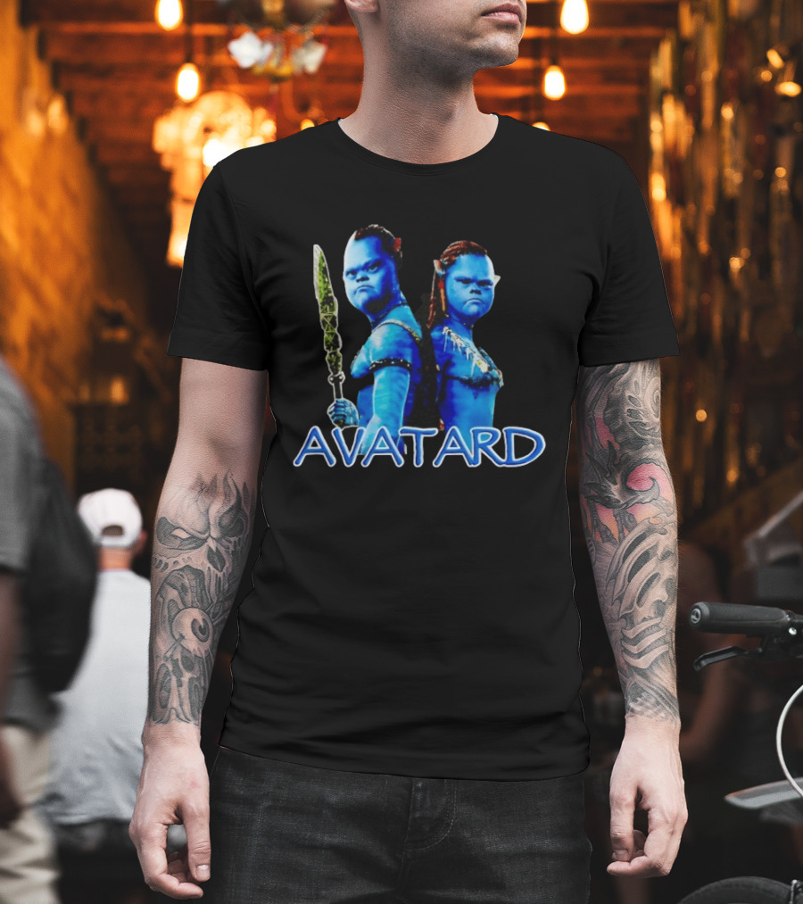 Avatard Meme Blue Characters With Spear T-Shirt
