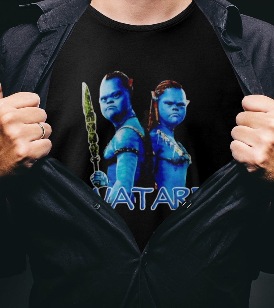 Avatard Meme Blue Characters With Spear T-Shirt