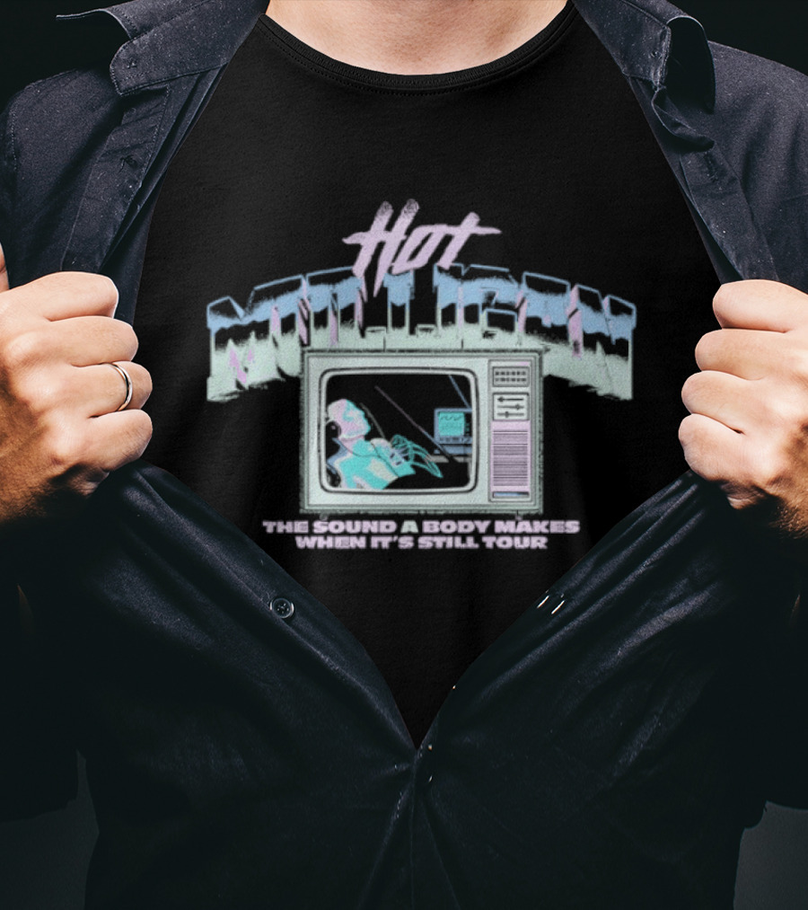 Hot Mulligan The Sound A Body Makes When It's Still Tour Vintage Television T-Shirt