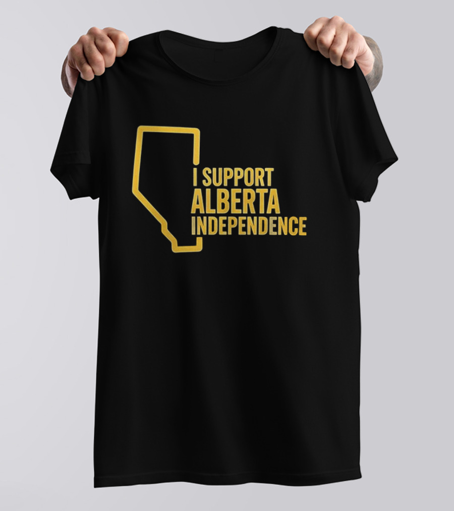 I Support Alberta Independence Map T-Shirt