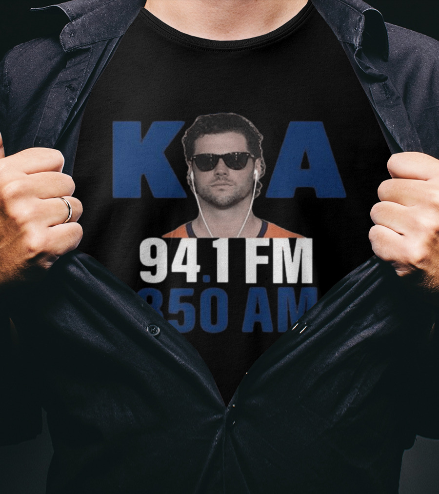 Jarrett Stidham KOA 94.1 FM 850 AM Denver Broncos T-Shirt
