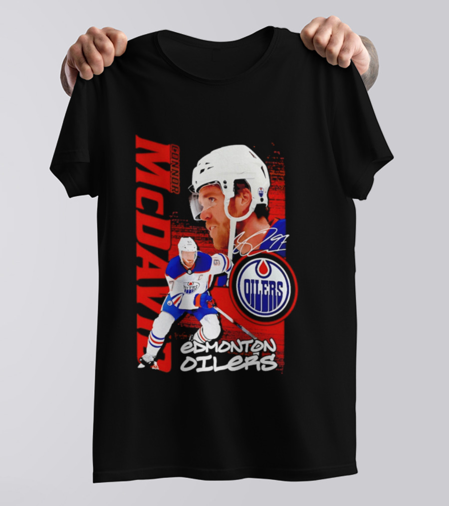 Edmonton Oilers McDavid 97 Hockey Star T-Shirt