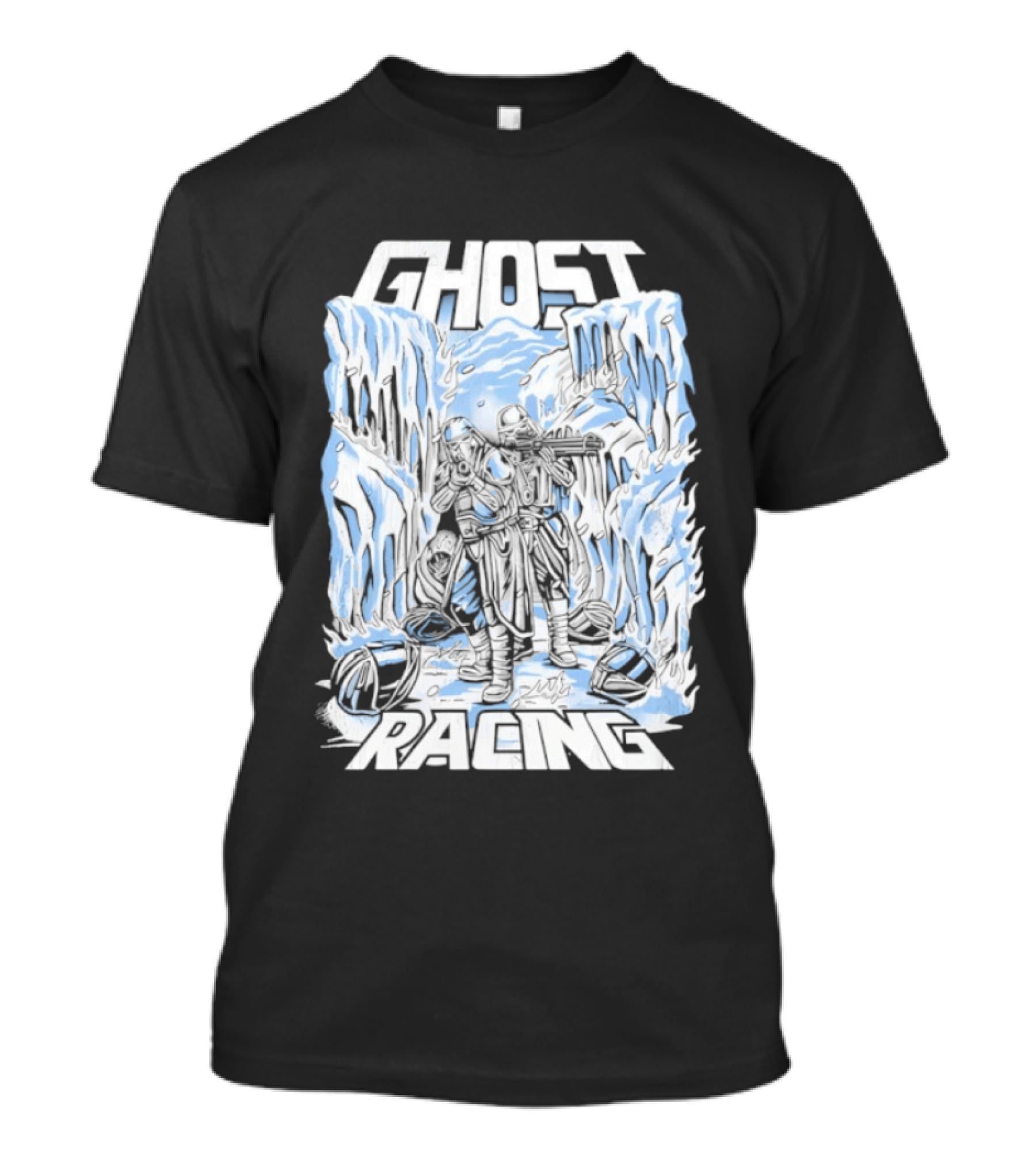 Ghost Racing Snowtrooper Frozen Specter Adventure T-Shirt