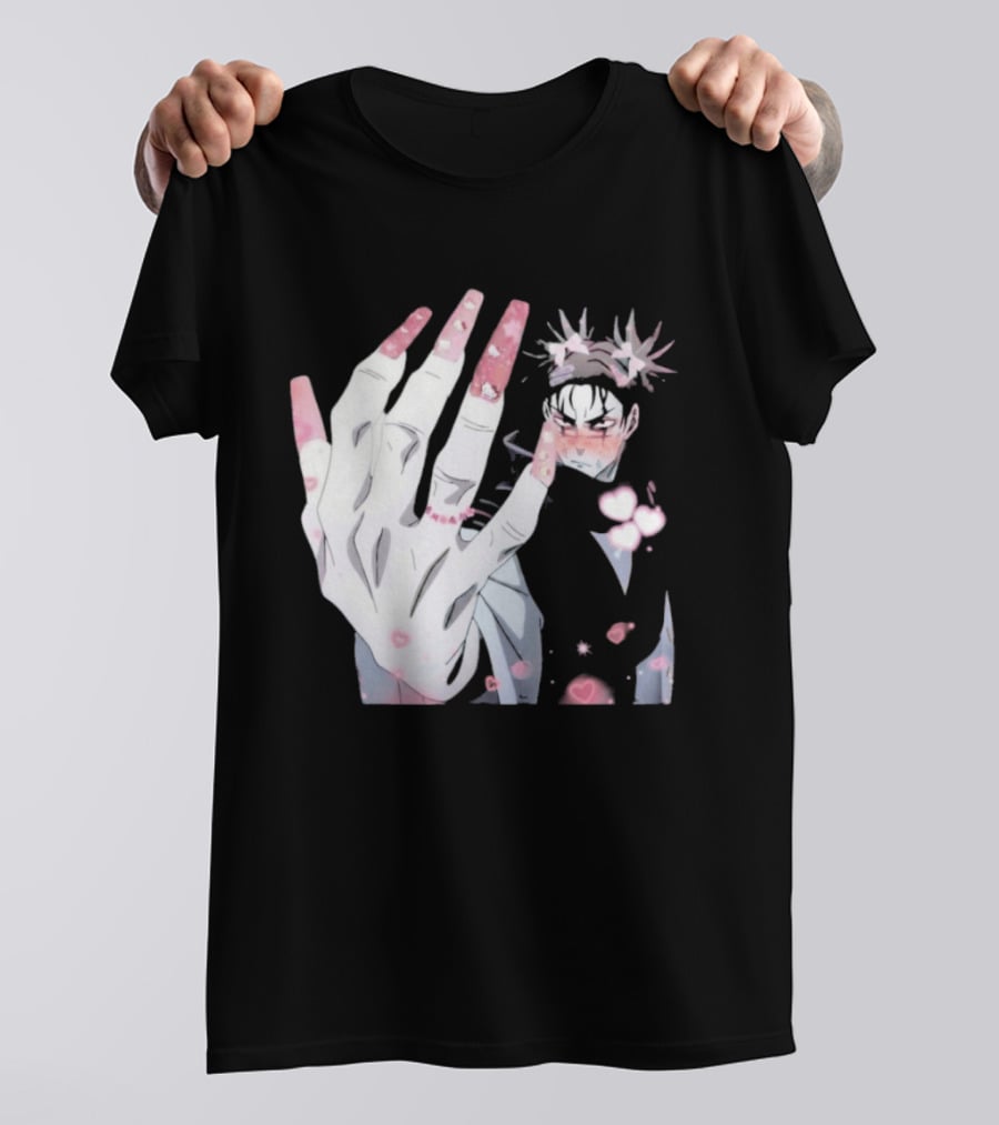 Nails Done Choso Aesthetic Floral Elements Anime T-Shirt