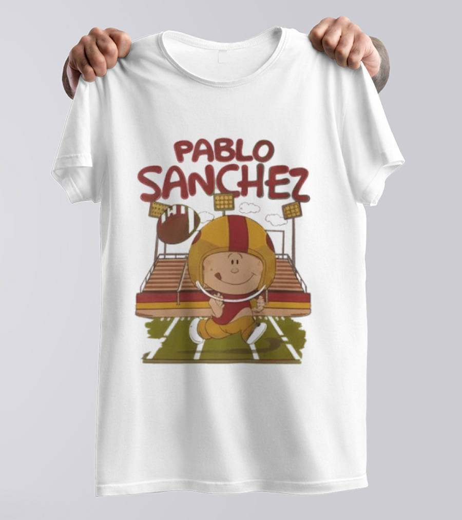Pablo Sanchez Football George Kittle T-Shirt