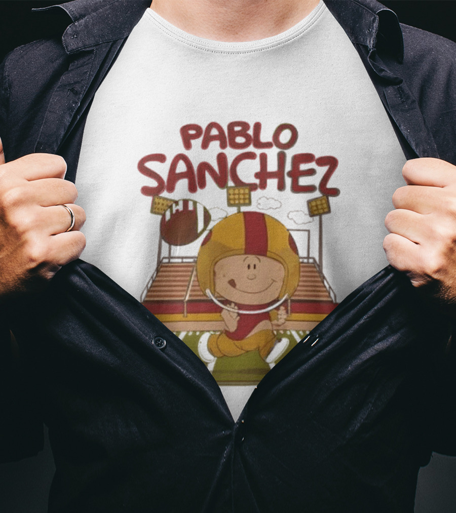Pablo Sanchez Football George Kittle T-Shirt
