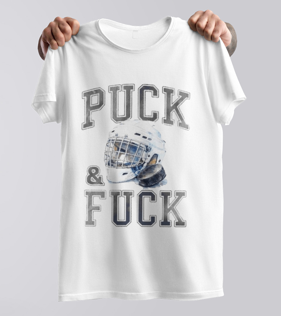 Spencer's Puck Goalie Helmet Hockey Humor T-Shirt