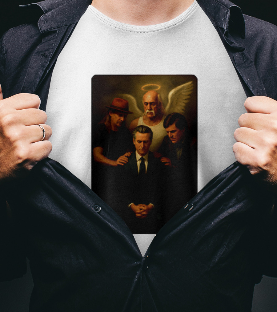 The Chosen One Gavin Newsom Angelic Gathering T-Shirt