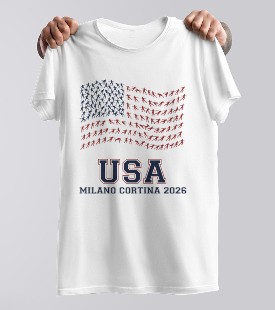 USA Winter Olympics Milano Cortina 2026 Team Spirit T-Shirt
