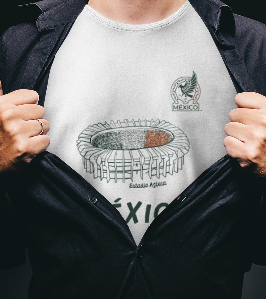 México National Team Azteca Stadium Vive La Fete T-Shirt