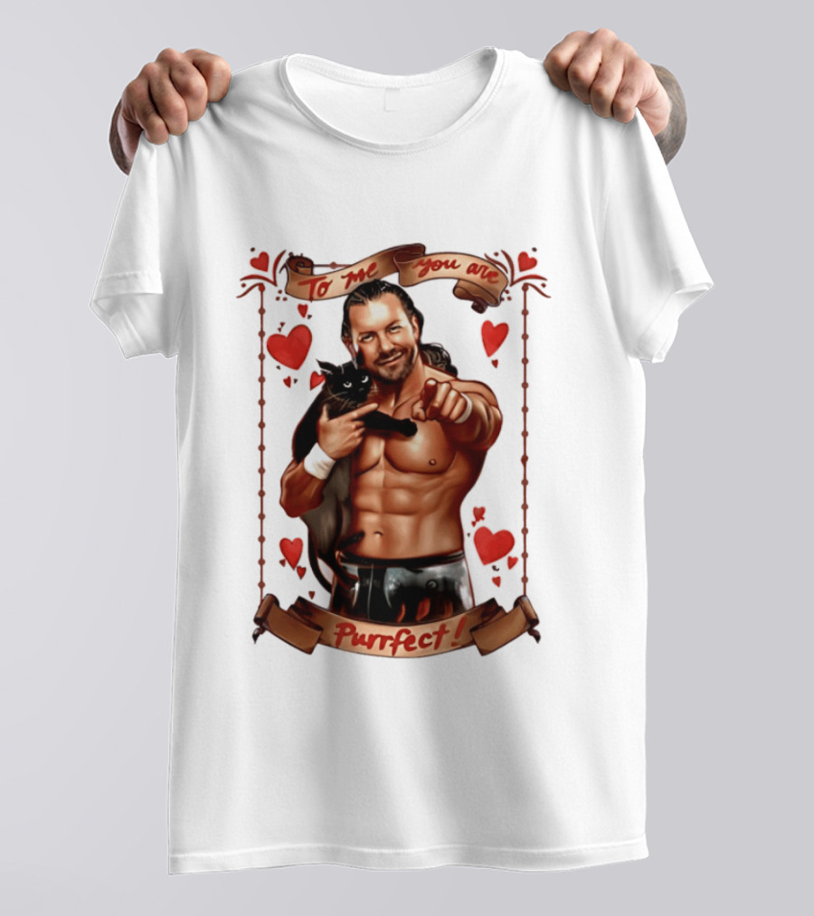 To Me You Are Purrfect Kenny Omega Valentine's Day Series T-Shirt