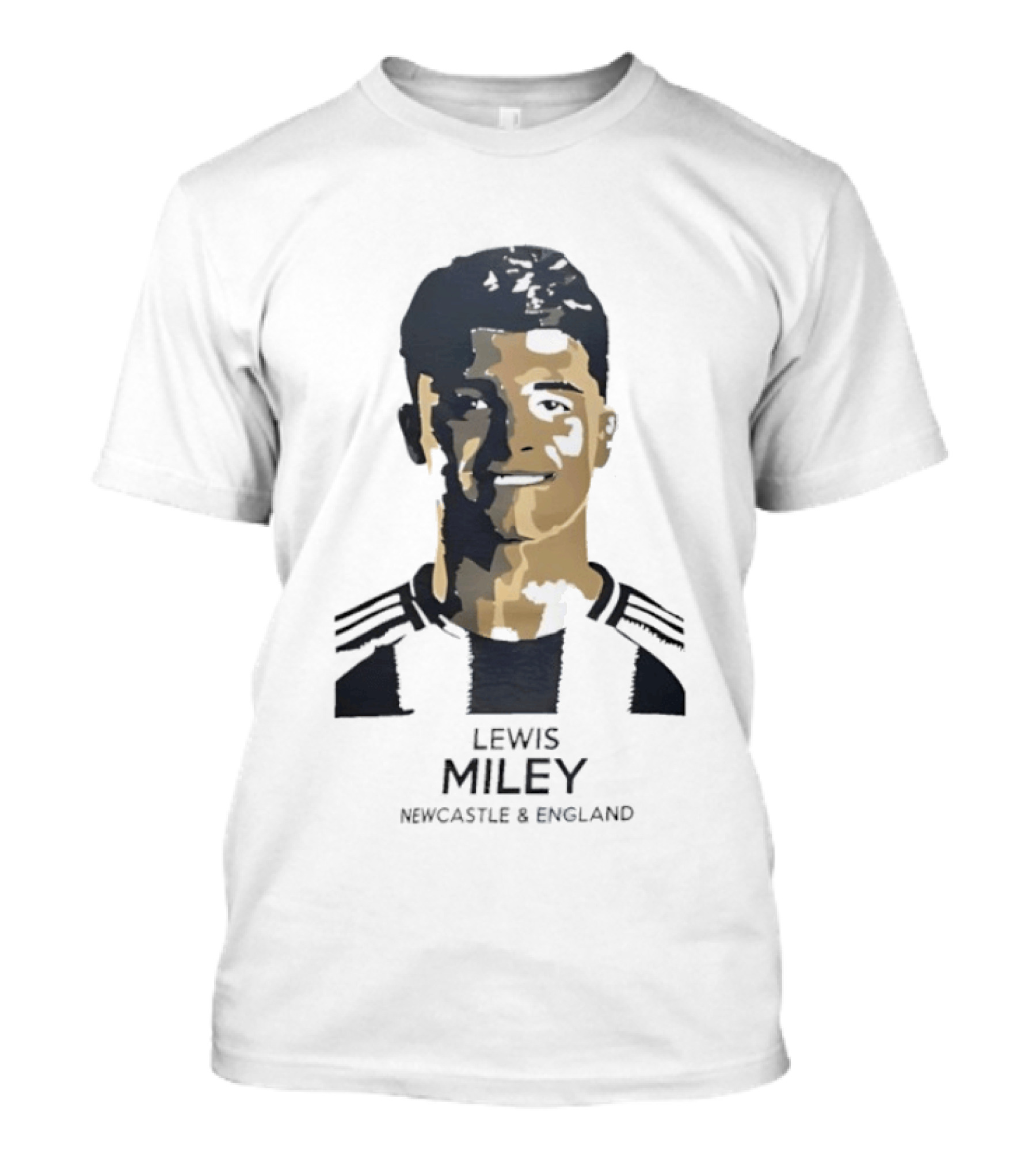 Lewis Miley Newcastle England Soccer Star T-Shirt