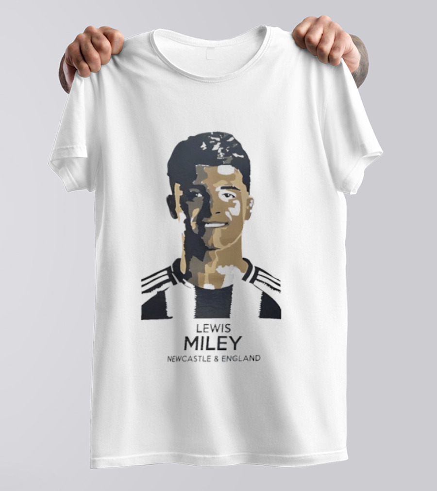 Lewis Miley Newcastle England Soccer Star T-Shirt