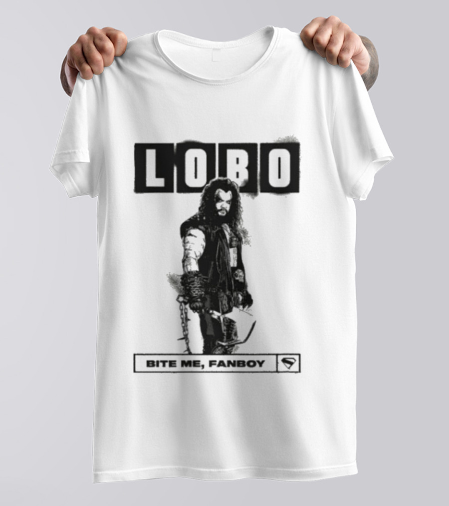 Lobo Bite Me Fanboy DC Comics Superhero T-Shirt