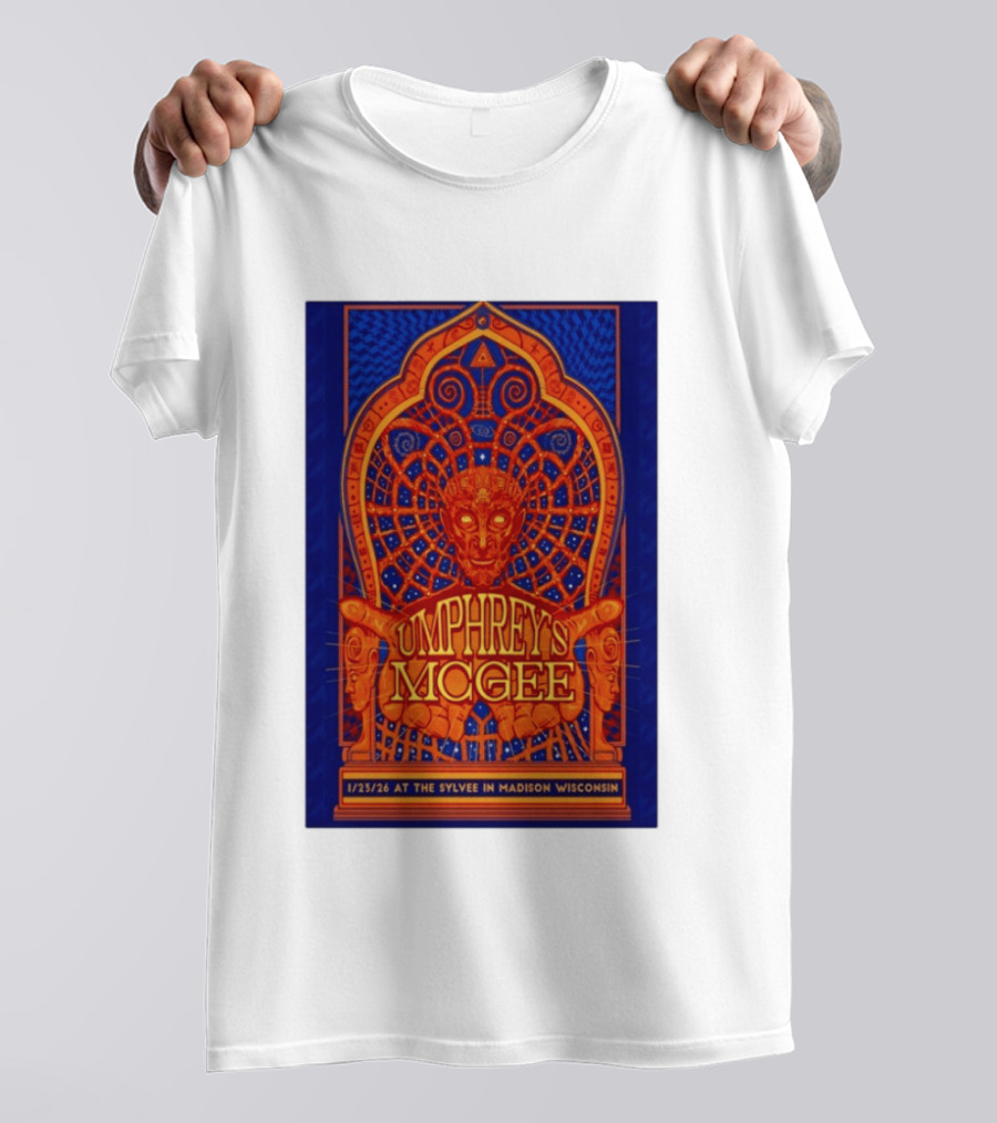 Umphrey's McGee Madison WI The Sylvee Jan 23 2026 Psychedelic T-Shirt