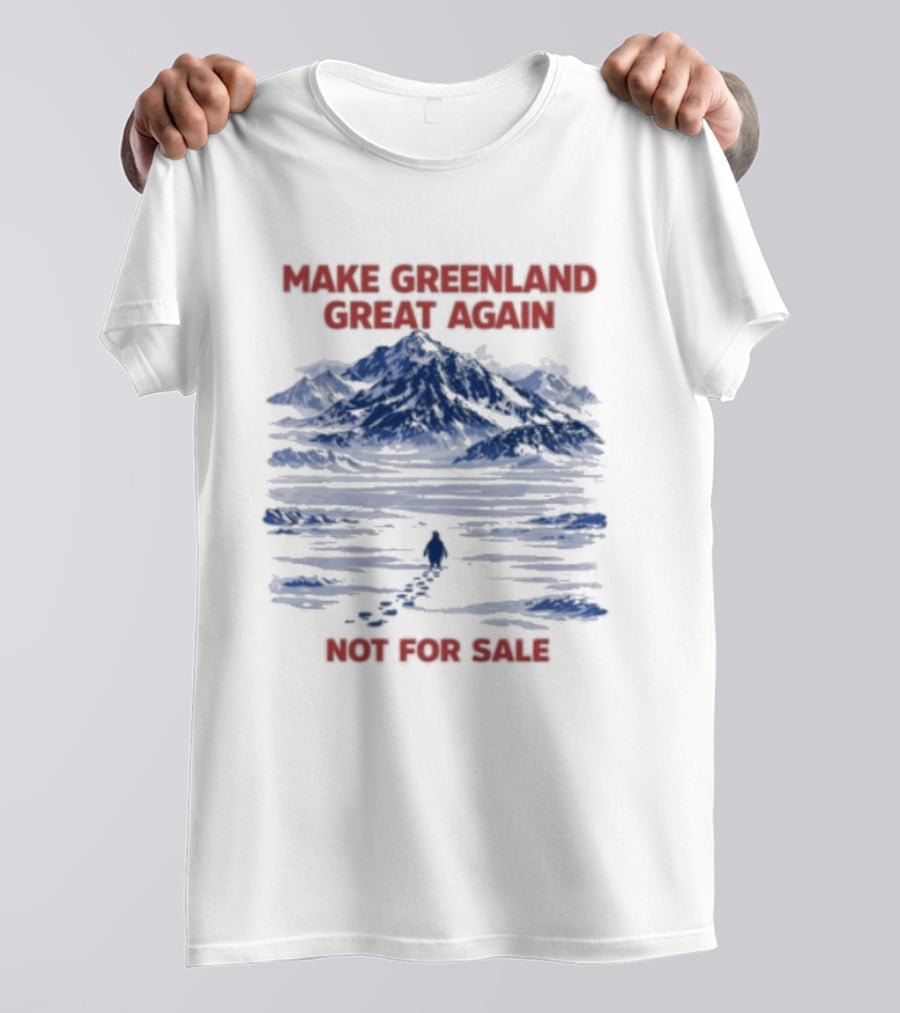 Make Greenland Great Again Not For Sale Penguin Greenland Anti Trump T-Shirt