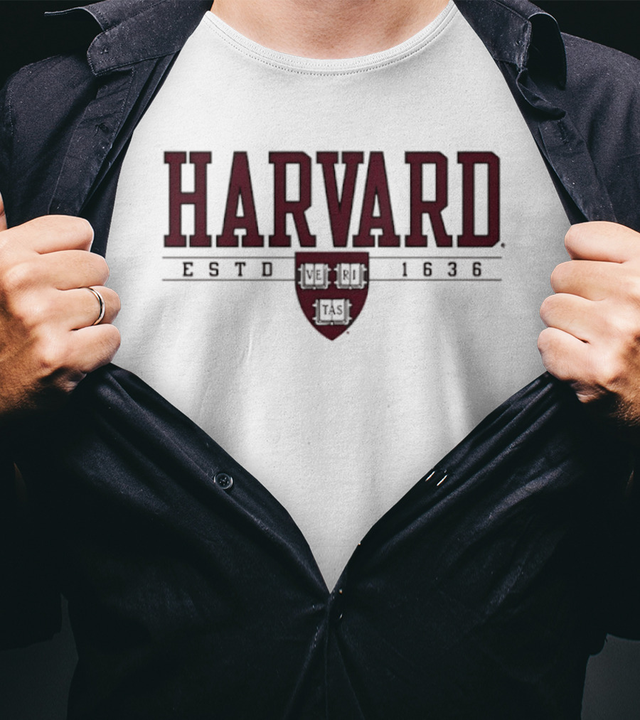 Harvard Crimson Estd 1636 University Seal T-Shirt