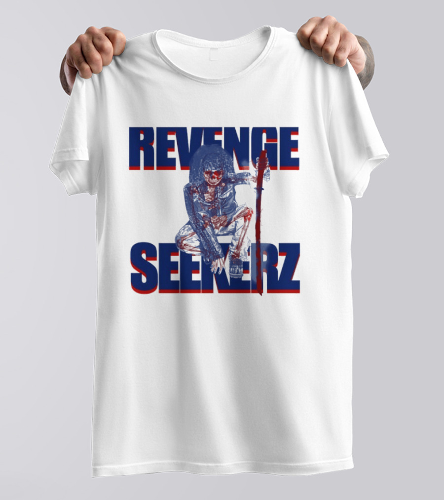 Revenge Seekerz Skeleton Horror Creepy Skeleton Warrior T-Shirt