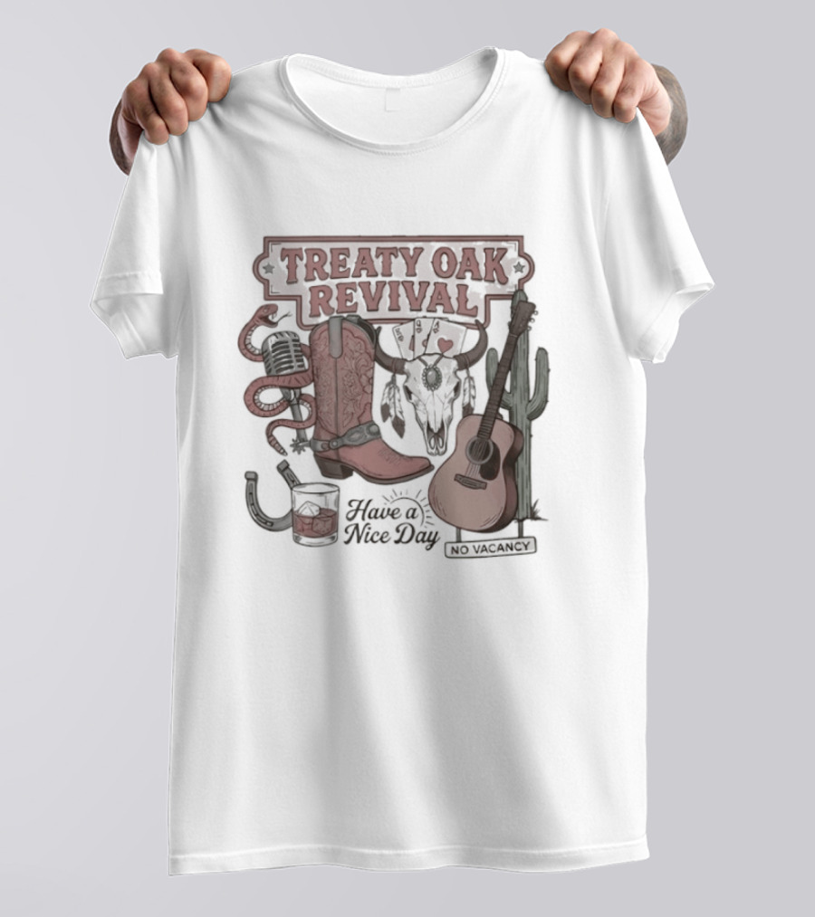 Treaty Oak Revival Western Cowboy Music New Day T-Shirt