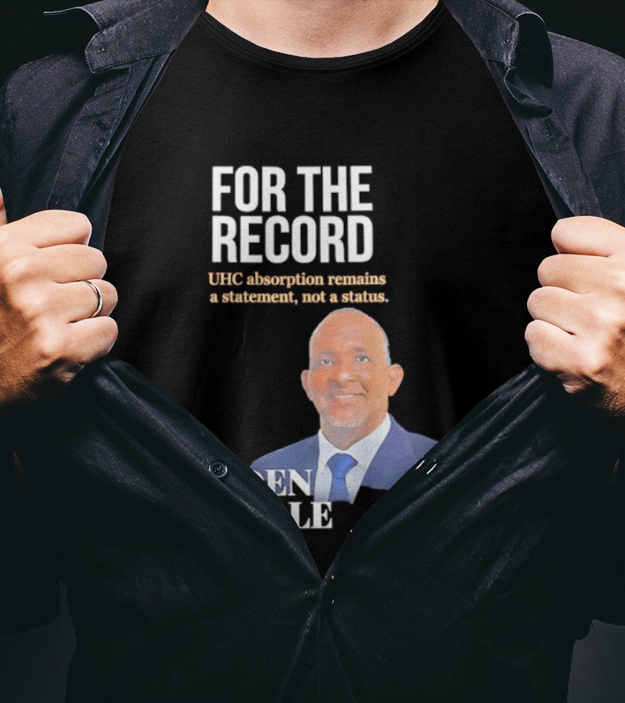 FOR THE RECORD Aden Duale UHC Absorption Remains A T-Shirt