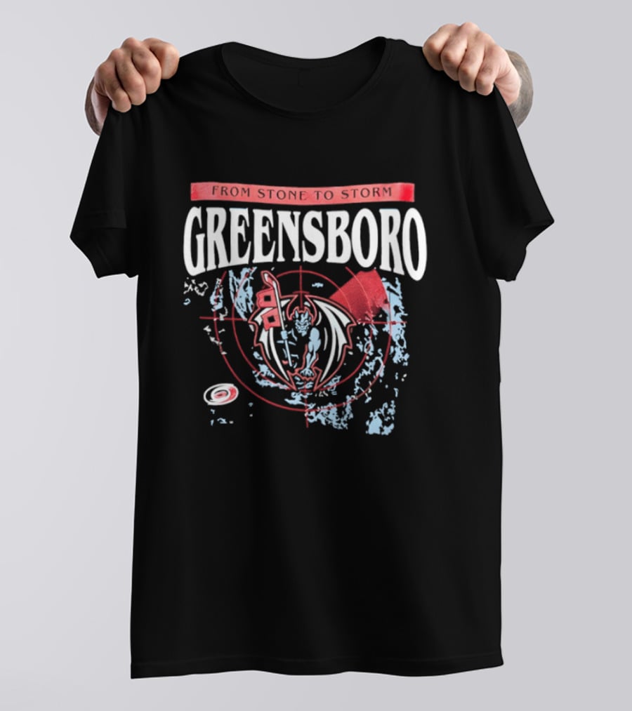 Greensboro From Stone To Storm Red Dragon Target T-Shirt