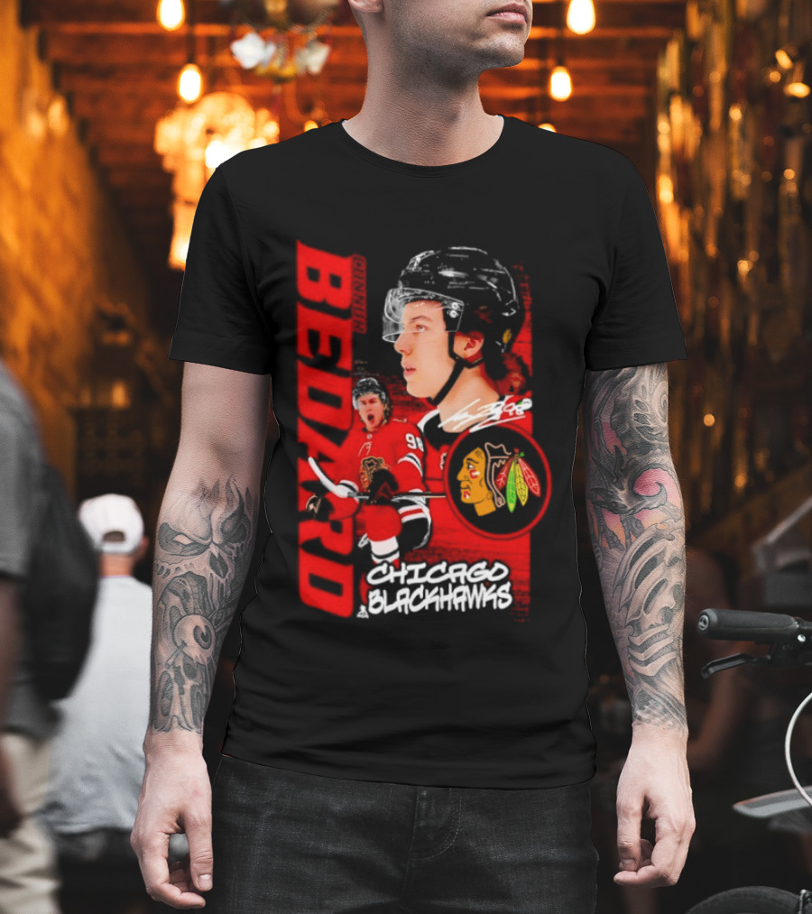 Connor Bedard Chicago Blackhawks Hockey Bedard T-Shirt