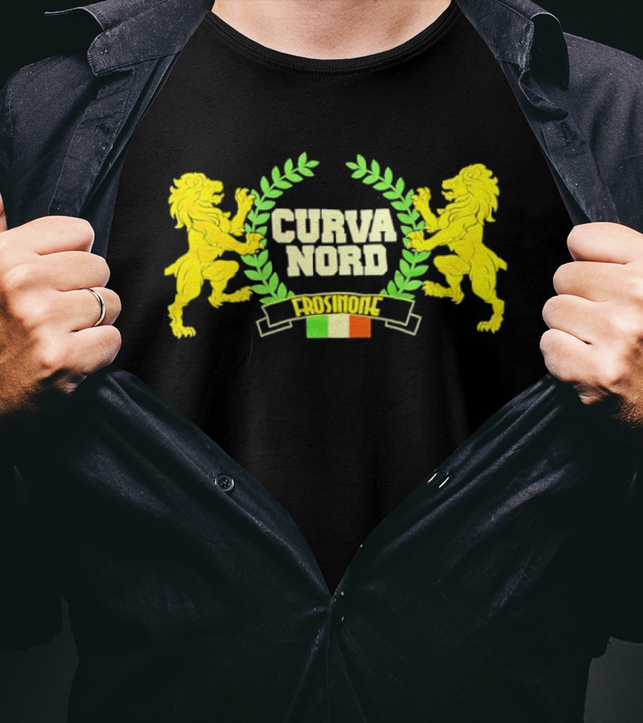 Curva Nord Frosinone Italy Flag Lions T-Shirt
