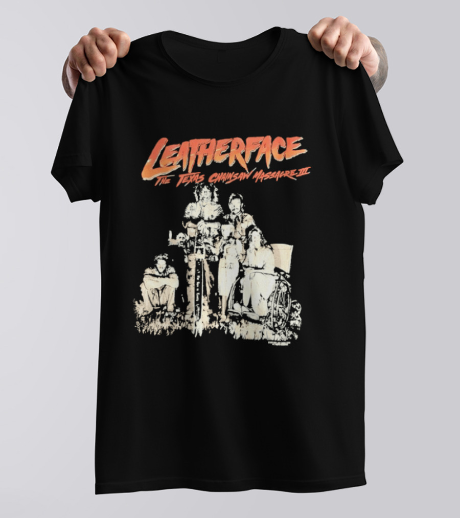 Leatherface The Texas Chainsaw Massacre III Horror Movie Fan Collectible T-Shirt