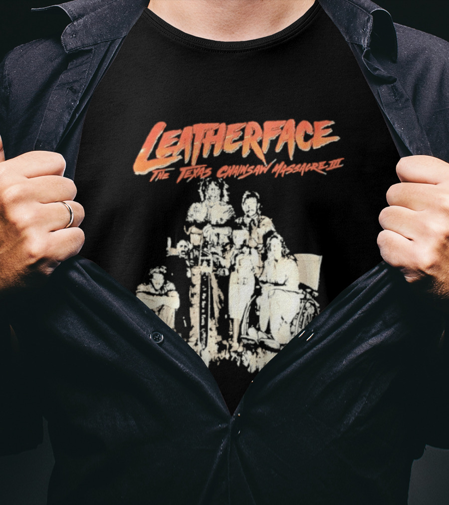 Leatherface The Texas Chainsaw Massacre III Horror Movie Fan Collectible T-Shirt