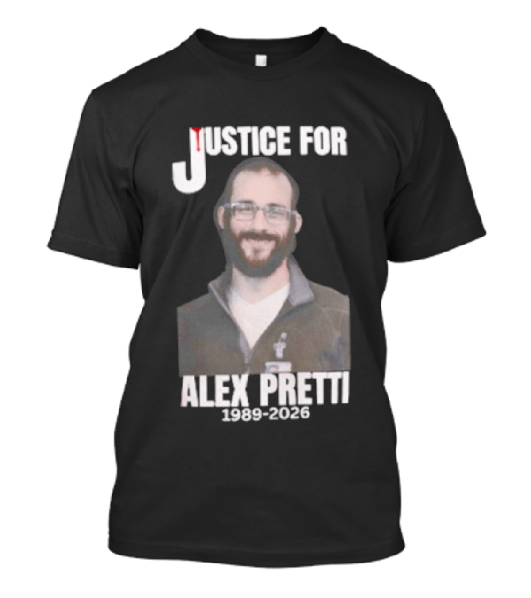 Justice For Alex Pretti 1990 2023 Memorial T-Shirt