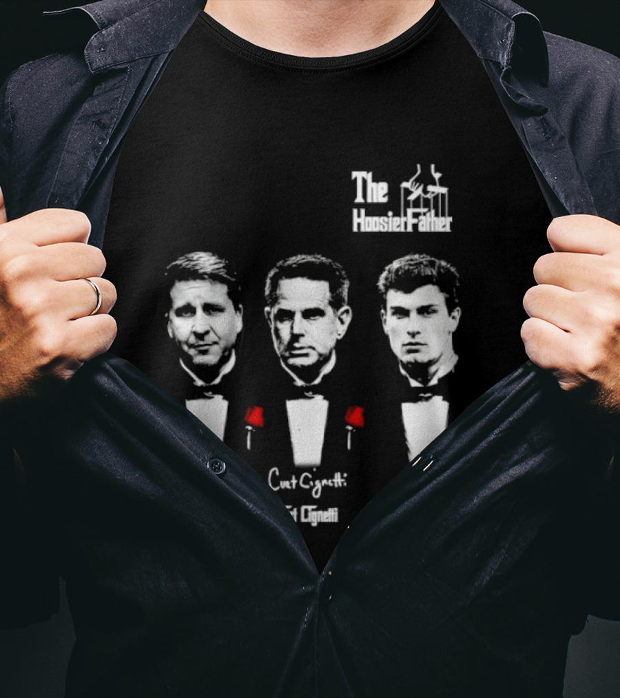 Scott Dolson Curt Cignetti Fernando Mendoza The Hoosierfather Football Fathers Day Roses T-Shirt