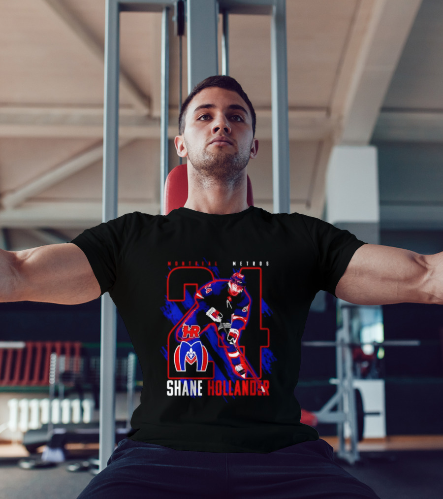 Shane Hollander Montreal Meteors HR Hockey Team 27 T-Shirt