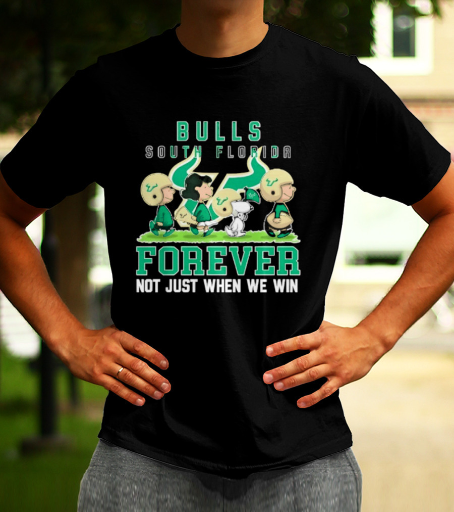 South Florida Bulls Peanuts Collaboration Forever Not Just When We Win T-Shirt