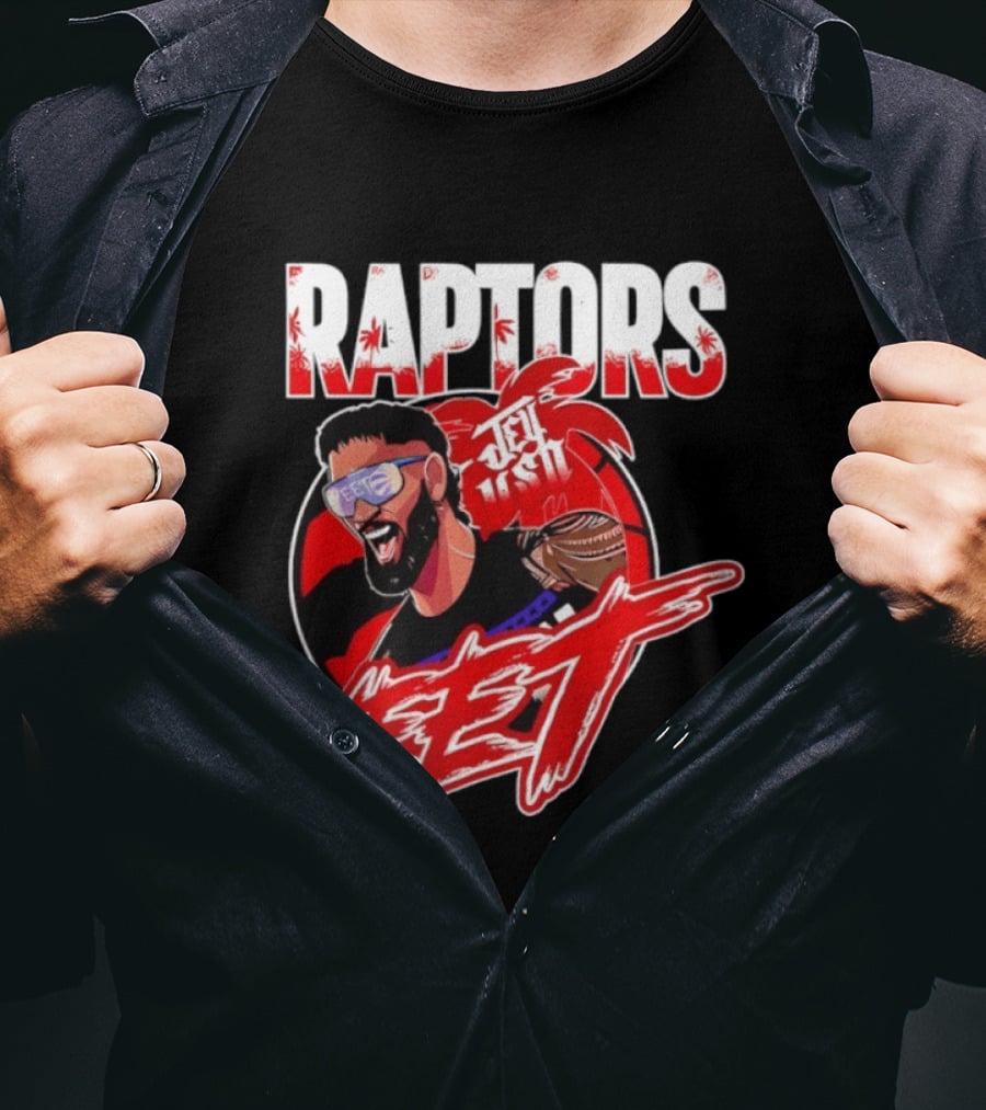 Toronto Raptors Jey Uso YEET 2026 Collaboration T-Shirt
