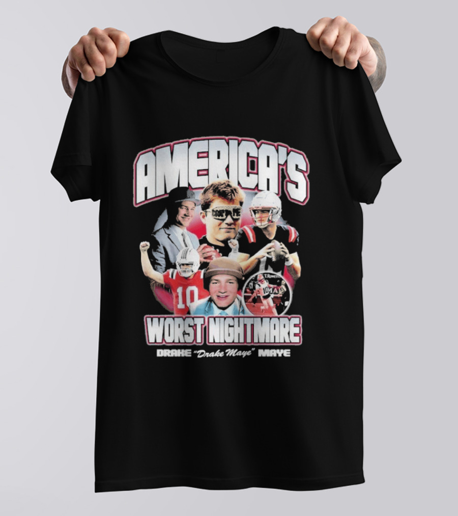 America's Worst Nightmare Drake Maye Football Highlights T-Shirt