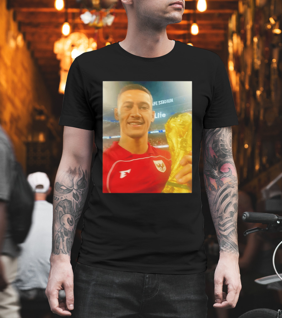 Life Stadium Álex Grimaldo Bundesliga Trophy Event Image T-Shirt